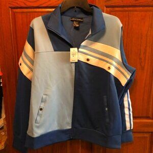 Ashley Stewart Blue and white parka size 14/16